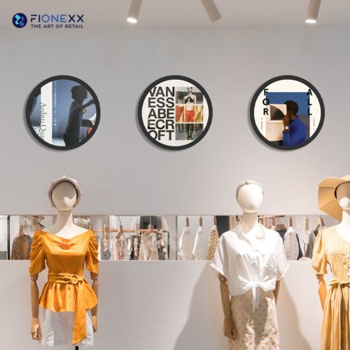 Ultime soluzioni aziendali su FIONEXX Display LCD circolare pubblicitario