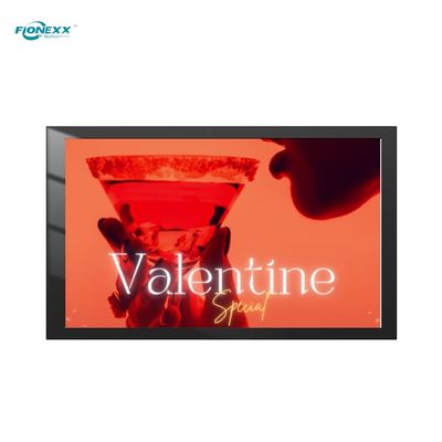Buon prezzo 49 pollici Black AD Board Outdoor Fanless Digital Signage montato a parete in linea