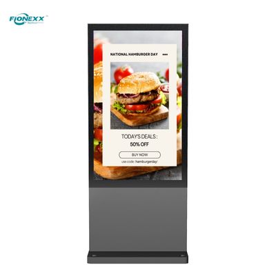 Buon prezzo Display di segnaletica digitale esterna commerciale da 65 pollici certificati RoHS in linea