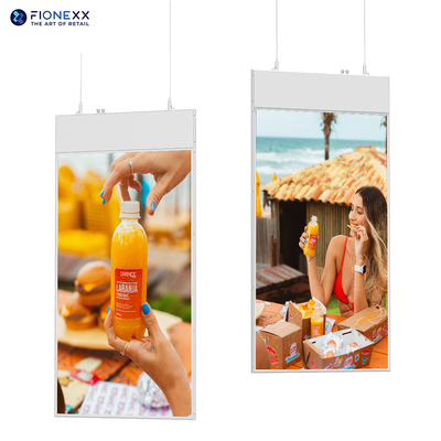 Buon prezzo Display LCD ad alta luminosità da 55-65 pollici montato sul soffitto per la pubblicità al dettaglio interna in linea