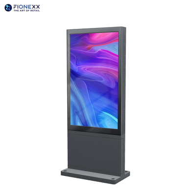 Buon prezzo Indoor Wifi Touch Screen LCD Totem Kiosk 350nits Luminosità Pavimento Digital Signage in linea