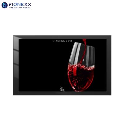 Buon prezzo 55 pollici Black AD Board Outdoor senza ventole Segnaletica digitale a parete in linea