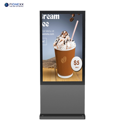 Buon prezzo Disegno AD senza ventilatore Totem digitale esterno 86'' Digital Signage Profilo in alluminio in linea