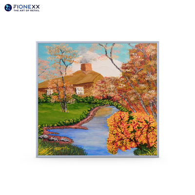 Buon prezzo Display LCD quadrato da 29,5 pollici ad alto contrasto, segnaletica digitale montata a muro in linea