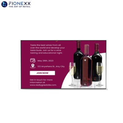 Buon prezzo 32 pollici 2000 nits Alta luminosità segnaletica unilaterale 1920*1080 in linea