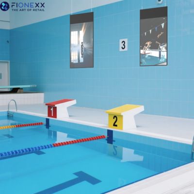 Buon prezzo Disegni di cartelloni digitali appesi da 49 pollici a doppio lato in linea