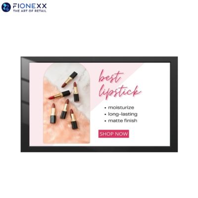 Buon prezzo 55 pollici finestre nere esterni senza ventole segnaletica digitale a parete in linea