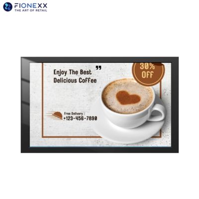 Buon prezzo 86 pollici Finestre nere esterne senza ventole Segnaletica digitale a parete in linea