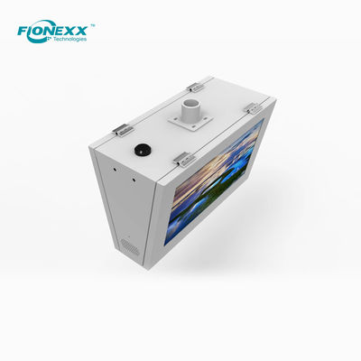 Buon prezzo 22 pollici Pipe Hanging Bus Stop Digital Signage Doppio volto Vandal Proof in linea
