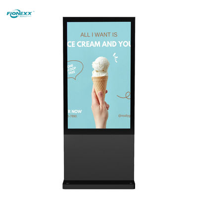 Buon prezzo 32 pollici Black AD Board Outdoor Totem Verticale Digitale Senza Ventilatore in linea