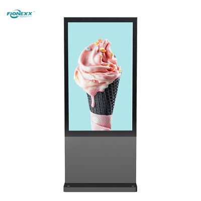 Buon prezzo Display di segnaletica digitale RoHS per il riempimento di pavimenti, lettore pubblicitario LCD all'aperto 100-240V in linea