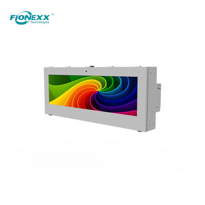 Buon prezzo 3000 cd/m2 Bus Stop Digital Signage Stretched 58.4 Inch touch panel opzionale in linea