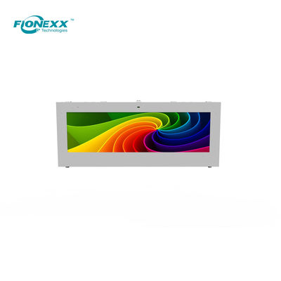 Buon prezzo 58.4inch IP65 Bus Stop allungato segnaletica digitale con sistema di raffreddamento ventilatore in linea