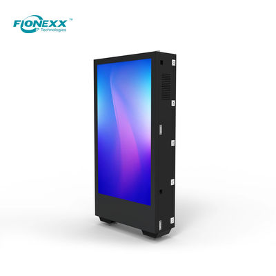 Buon prezzo Autostop 75 pollici Digital Signage a due lati Display digitale IP65 in linea
