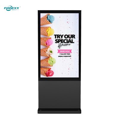 Buon prezzo 49 pollici Black AD Board Outdoor Totem Verticale Digitale senza ventole in linea