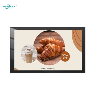 Buon prezzo 86 pollici Black AD Board Outdoor Fanless Digital Signage montato a parete in linea