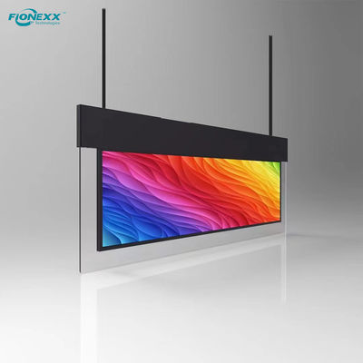 Buon prezzo Display a doppio lato appeso da 43 pollici Display paesaggistico con margine di vetro in linea