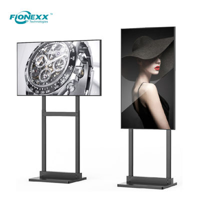 Display LCD a finestra ad alta luminosità da 65 pollici 4K Paesaggio/ritratto a una sola faccia