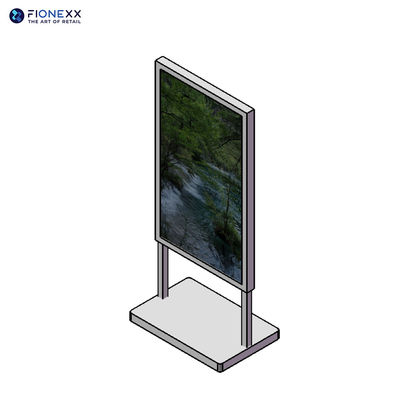 H Tipo 55 pollici Display digitale autonomo Totem Digital Signage