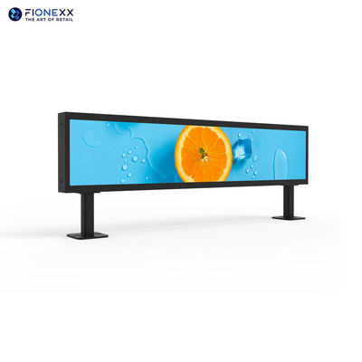 Pannello LCD a doppia faccia a 24 pollici a barra allungata 1920x360 stile banner