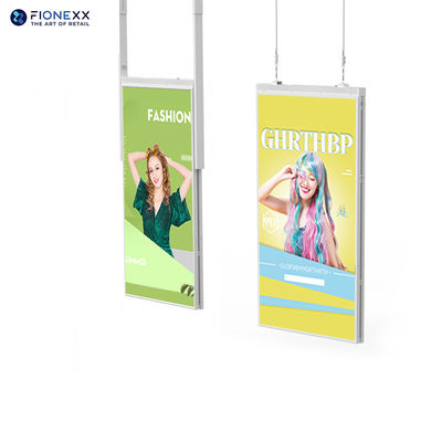 Display LCD UHD ad alta luminosità da 65 pollici per finestre di negozi al dettaglio