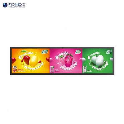 Wifi LAN Network Indoor Stretched Bar LCD Display 58,4 pollici 700nits