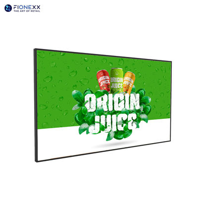 QLED 4K Display LCD da 65 pollici Montaggio a parete Pannello LCD 700nits Luminosità