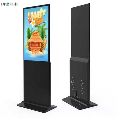 Alto luminosità Totem Pavimento Standing Touch Screen LCD Display pubblicitario Digital Signage