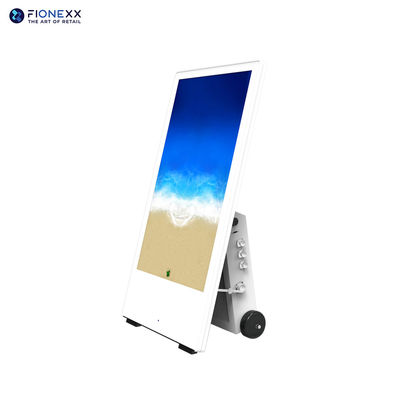 Buon prezzo Display LCD esterno da 43 pollici per la pubblicità 2000nits Luminosità e batteria portatile in linea