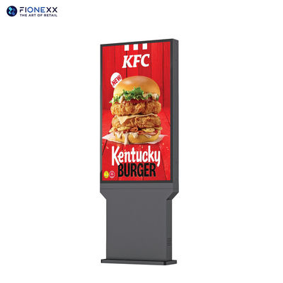 4K Outdoor Restaurant Advertising Display Screen Digital Signage Drive Thru System Menu Tabelle di finestra Chiosco Dooh