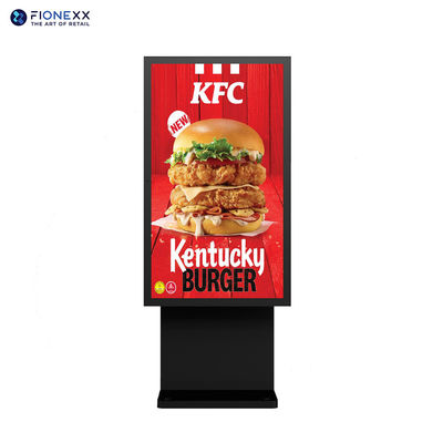 IP66 Drive Through Digital Signage 55 pollici Tavola menù esterno