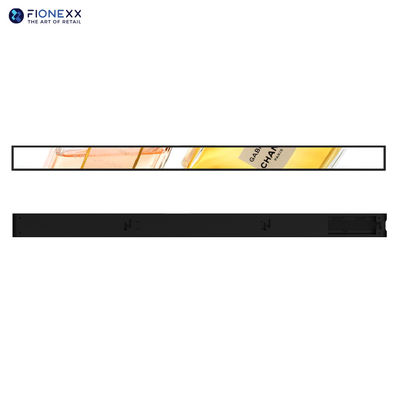 23.1 pollici Stretched Bar LCD Monitor Digital Shelf Edge Display Wifi Supporto Media Pubblicità