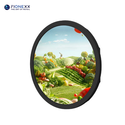 Buon prezzo 15.7inch Circler Digital Signage 700nits Display LCD con sistema operativo Android in linea