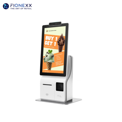 Buon prezzo 15.6 inch Single Screen Self Service Kiosks POS Terminal con AI Camera in linea
