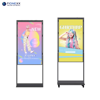 Buon prezzo Display LCD ultra sottile digitale appeso 25 mm 55 pollici interno a doppio lato in linea