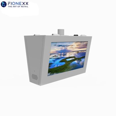 Buon prezzo 22 pollici Pipe Hanging Bus Stop Digital Signage Doppio volto Vandal Proof in linea