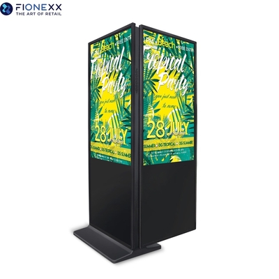 Digital Signage Smart Kiosk Verticale Totem Pavimento Standing Touch Screen LCD Display pubblicitario con tempo di risposta veloce di 6ms