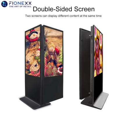 AD/Windows/Android Solution LCD Floor Stand Commercial Advertising Video Player per segnaletica digitale interna e visualizzazione