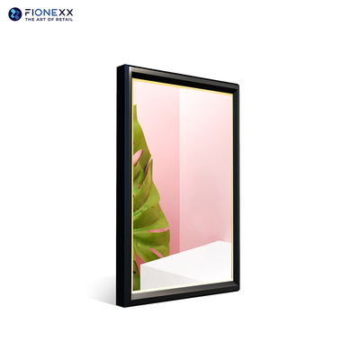 Buon prezzo Display LCD a specchio con cornice dorata da 32 pollici per segnaletica digitale ad alta definizione, 700 nit, per hotel in linea