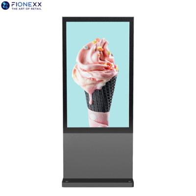 Buon prezzo Display di segnaletica digitale RoHS per il riempimento di pavimenti, lettore pubblicitario LCD all'aperto 100-240V in linea
