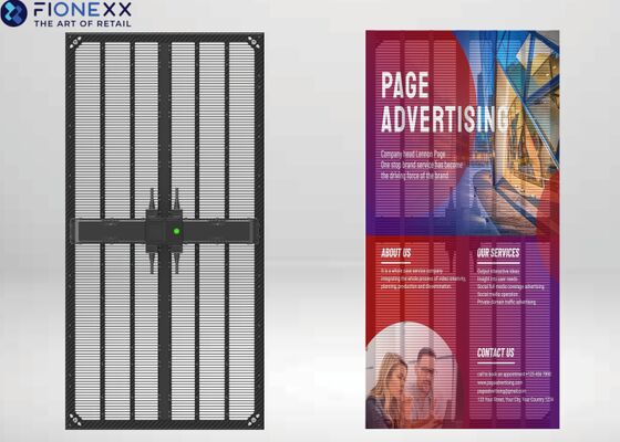 Buon prezzo P5.9 P6.9 P10.4 GOB Personalizzazione flessibile Ultra leggero eccellente dissipazione del calore IP65 Disegno impermeabile Cornice in fibra di carbonio LED trasparente in linea