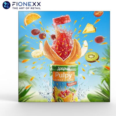 Buon prezzo Design a basso consumo, telaio del pannello in fibra di carbonio progettato per essere leggero, modulo all-in-one, installazione rapida anteriore e posteriore, regolazione flessibile della curvatura, display LED per esterni in linea