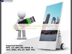 Display LCD resistente all'acqua da 43 pollici