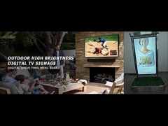 Televisione all'aperto con alloggiamento in tutto metallo